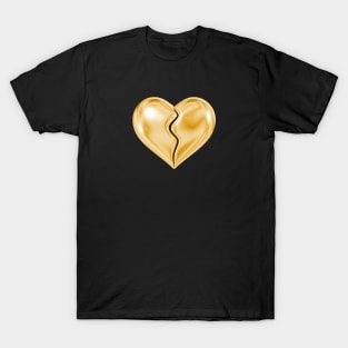 Broken Golden Heart T-Shirt